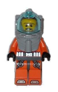 LEGO Minifigure-Deep Sea Diver-Town / City / Deep Sea Explorers-CTY560-Creative Brick Builders